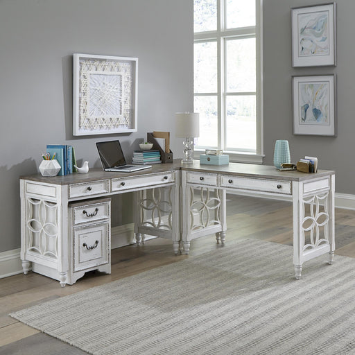 Magnolia Manor Opt L Shaped Desk Set image