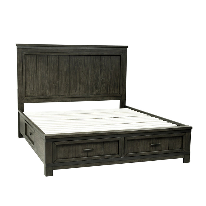 Thornwood Hills Two Sided Storage Bed, Dresser & Mirror, Chest, Night Stand image
