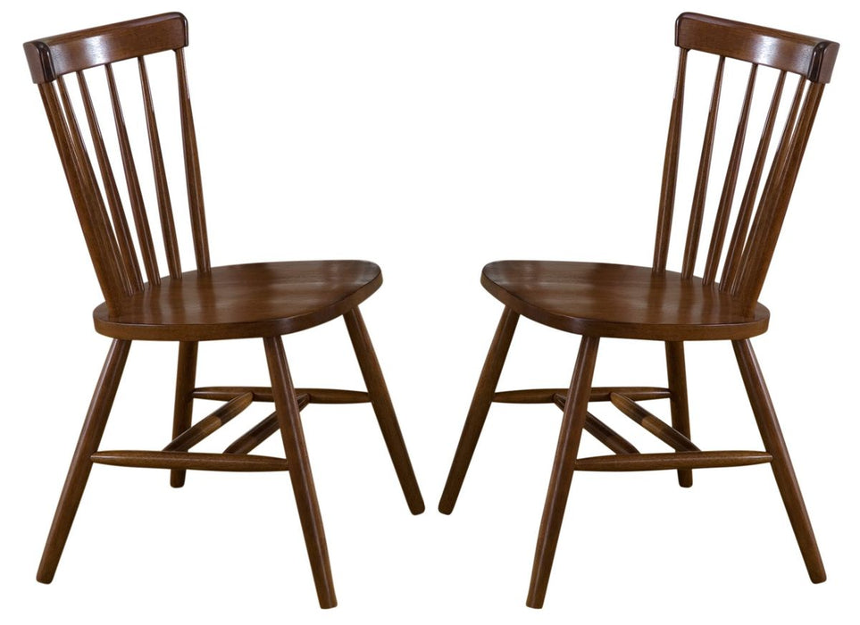 Liberty Furniture Creations II Copenhagen Side Chair in Tobacco Finish (Set of 2) image