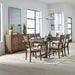Harmony 7 Piece Trestle Table Set image