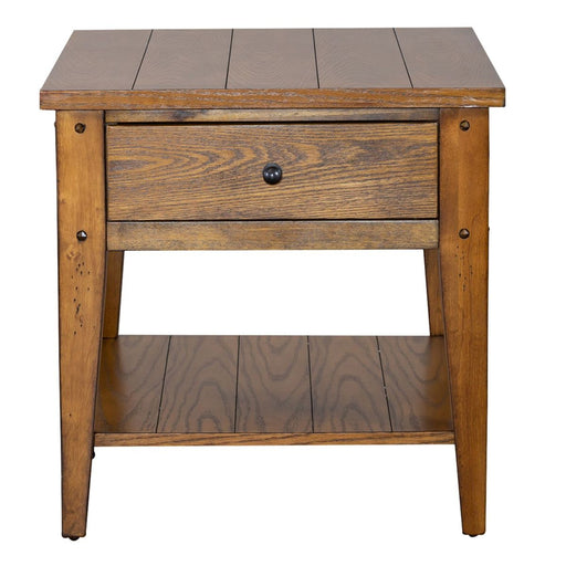 Liberty Furniture Lake House End Table in Oak image