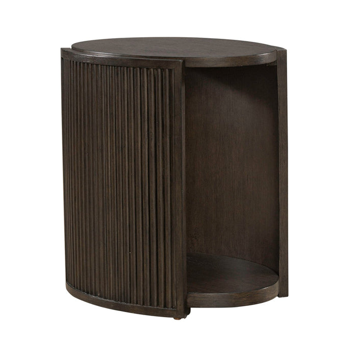 City View Chairside Table in Coffee Bean
