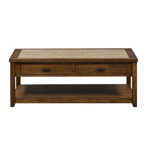 Liberty Furniture Mesa Valley Cocktail Table in Tobacco image