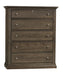 Vaughan Bassett Carlisle 5 Drawer Chest in Dark Sable image