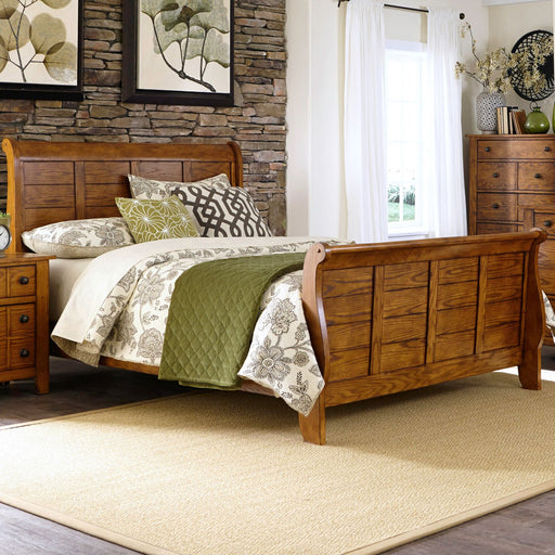 Grandpas Cabin King Sleigh Bed image