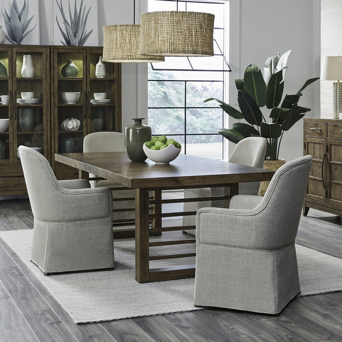 Shaker Lakes 5 Piece Double Pedestal Table Set image