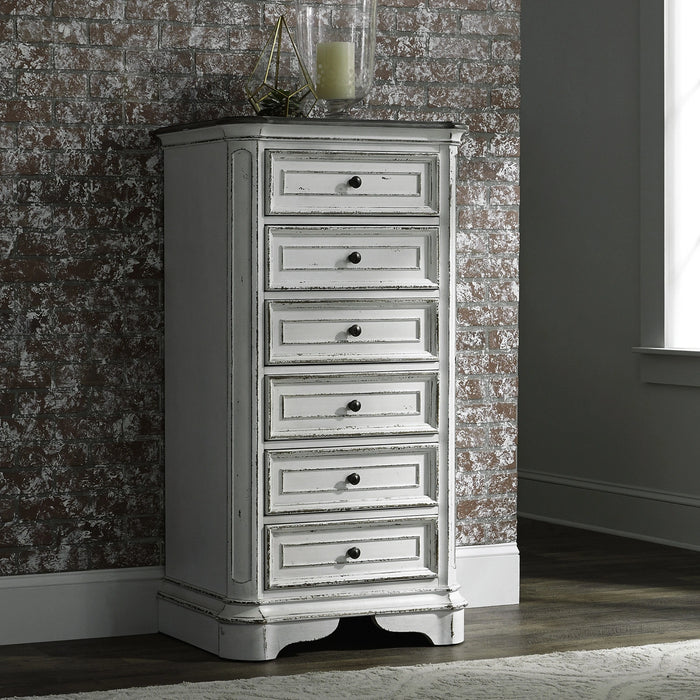 Magnolia Manor Lingerie Chest in Antique White image