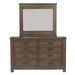 Thornwood Hills Bookcase Bed, Dresser & Mirror, Chest image