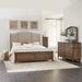 Harrison Heights King Shelter Bed, Dresser & Mirror, Chest image