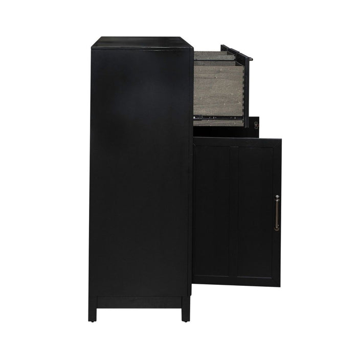 Liberty Furniture Capeside Cottage Buffet in Royal Black