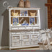 Liberty Furniture River Place Server & Hutch in Riverstone White & Tobacco image
