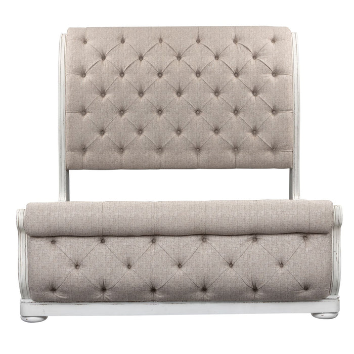 Magnolia Manor King California Upholstered Sleigh Bed