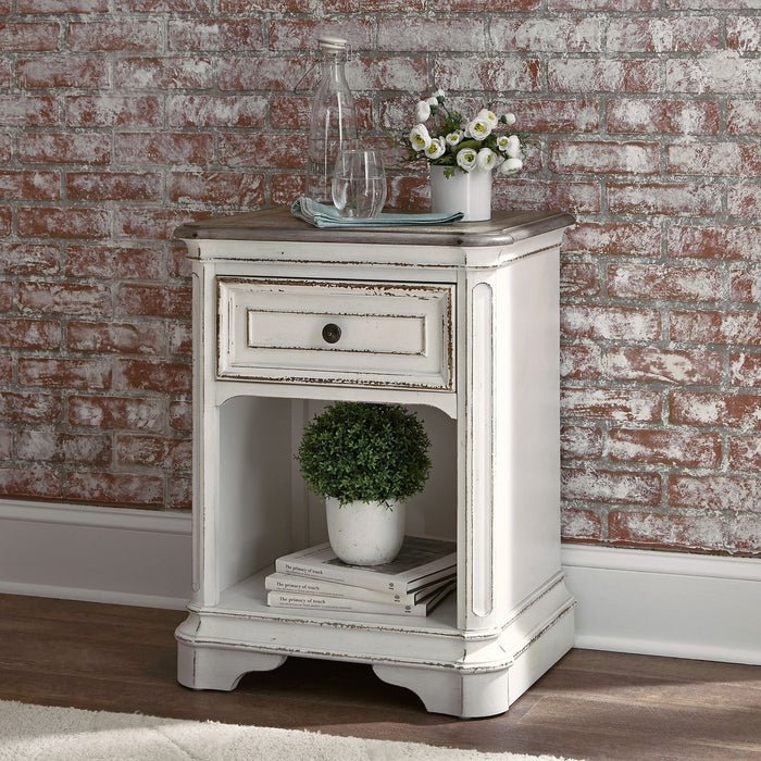 Liberty Magnolia Manor 1 Drawer Night Stand in Antique White image