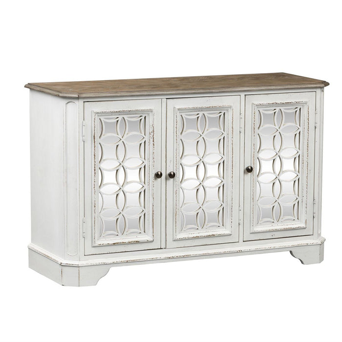Liberty Magnolia Manor TV Console in Antique White