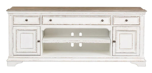 Liberty Magnolia Manor Entertainment TV Stand in Antique White image