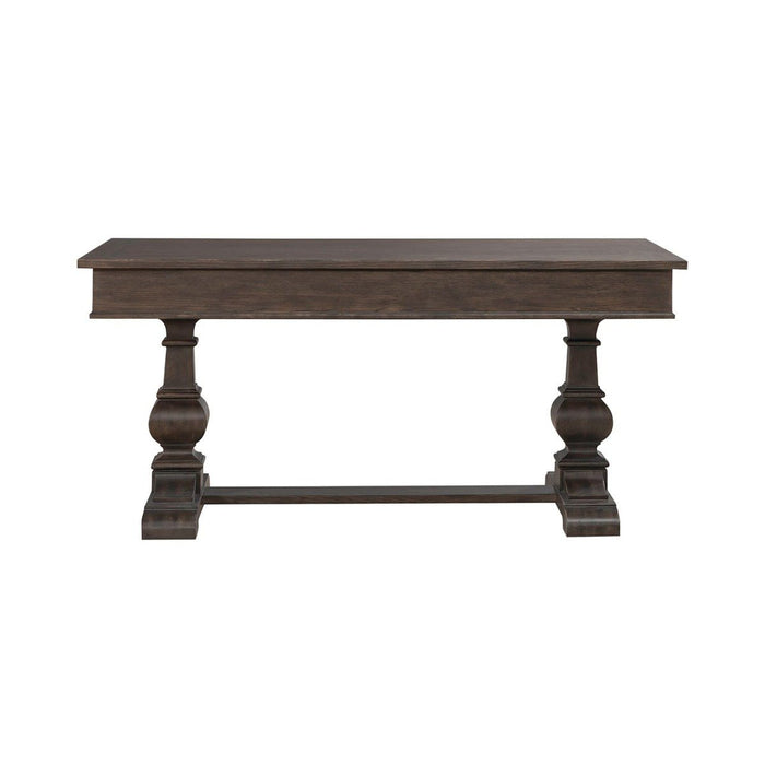 Liberty Furniture Paradise Valley Writing Desk in Saddle Brown