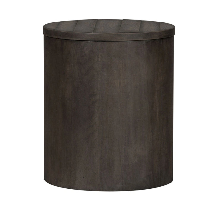 Modern Farmhouse Drum End Table image