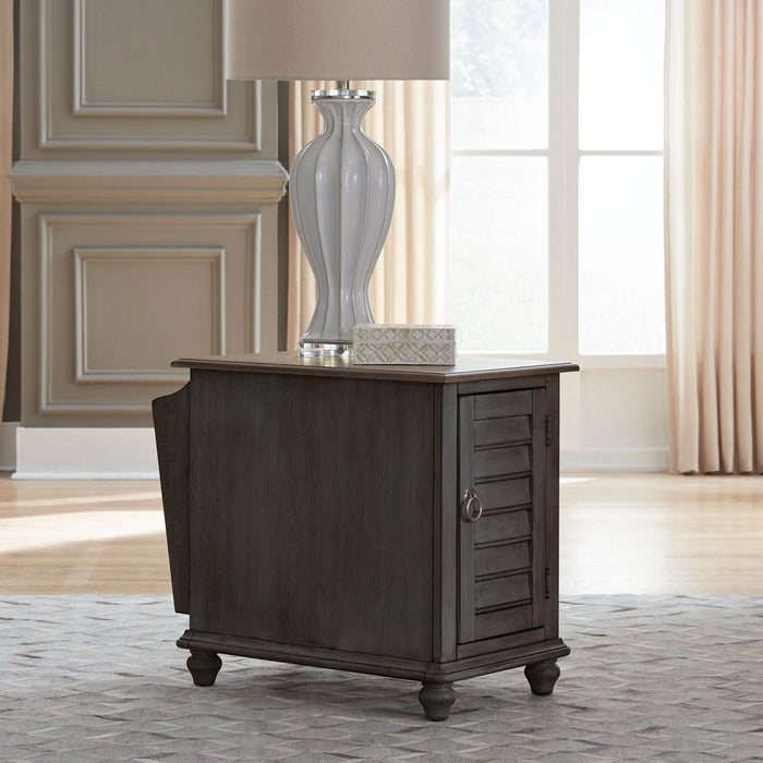Liberty Furniture Ocean Isle Chair Side Table in Slate