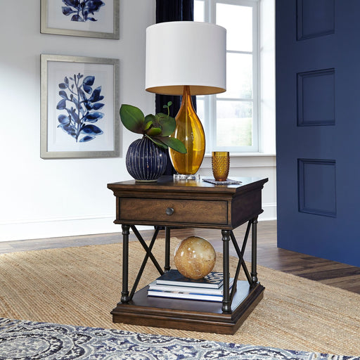 Liberty Furniture Tribeca End Table in Cordovian Brown image