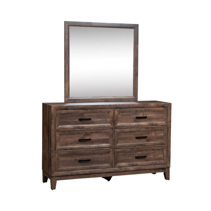 Ridgecrest Queen Panel Bed, Dresser & Mirror
