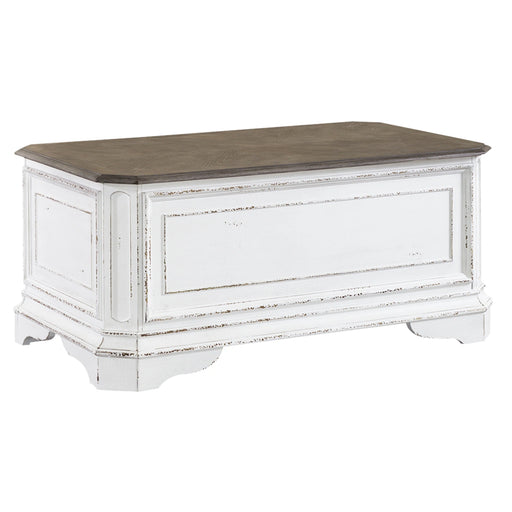 Magnolia Manor Storage Trunk in Antique White image