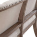 Americana Farmhouse Uph Shelter Dining Bench in Dusty Taupe & Black image
