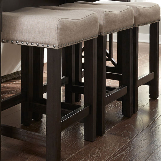 Heatherbrook Uph Barstool in Charcoal and Ash image