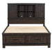 Thornwood Hills Bookcase Bed, Dresser & Mirror, Chest image
