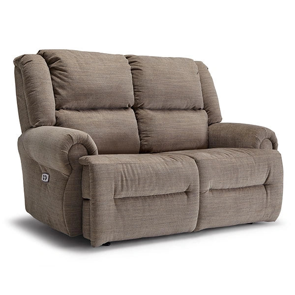 GENET LOVESEAT LEATHER POWER SPACE SAVER LOVESEAT- L960CP4