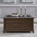 Arden Road Square Collector Cocktail Table in Satin Cherry image