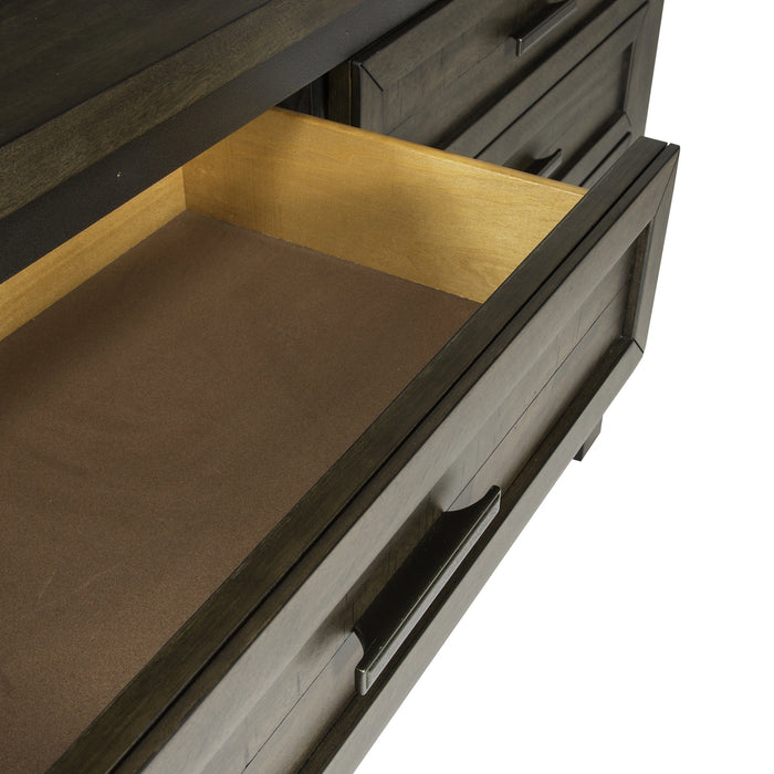 Thornwood Hills Two Sided Storage Bed, Dresser & Mirror image