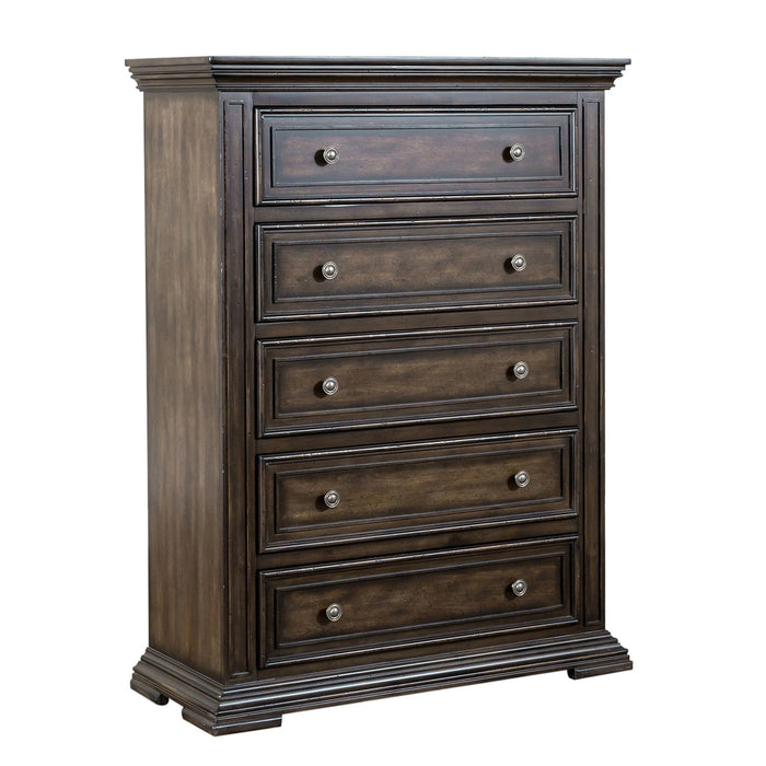 Big Valley Panel Bed, Dresser & Mirror, Chest, Night Stand image