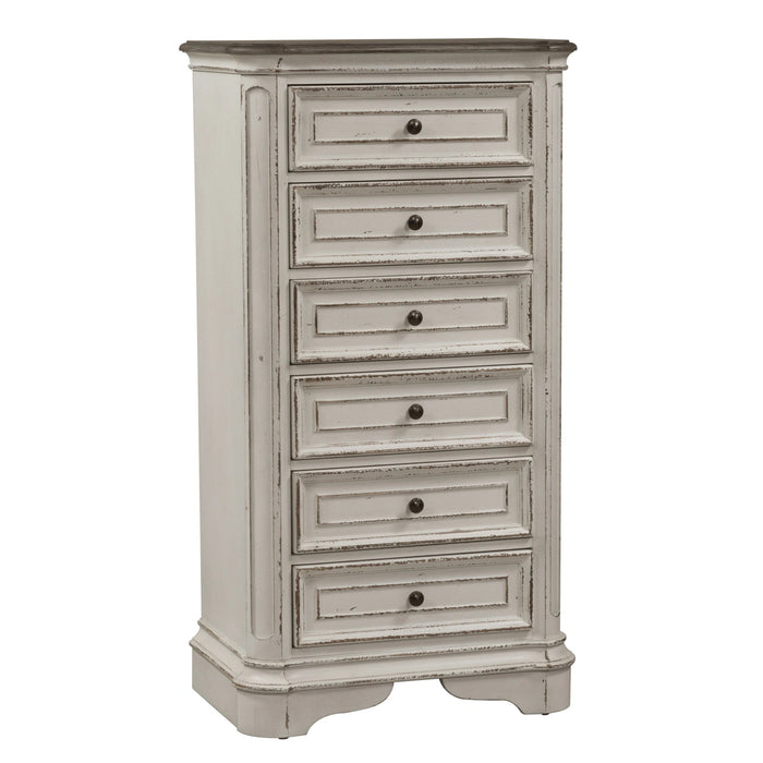 Magnolia Manor Lingerie Chest in Antique White image