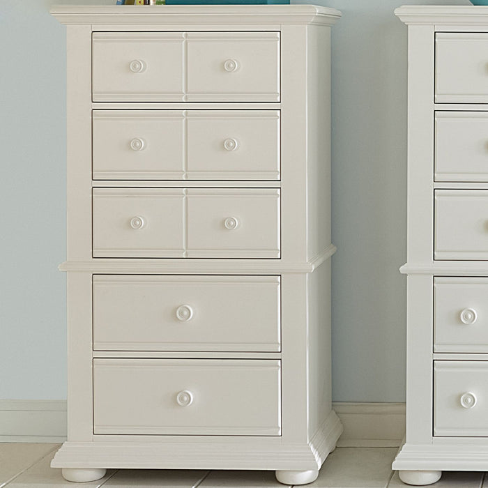Liberty Furniture Summer House Lingerie Chest in Oyster White image