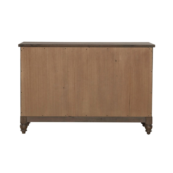 Americana Farmhouse Buffet in Dusty Taupe