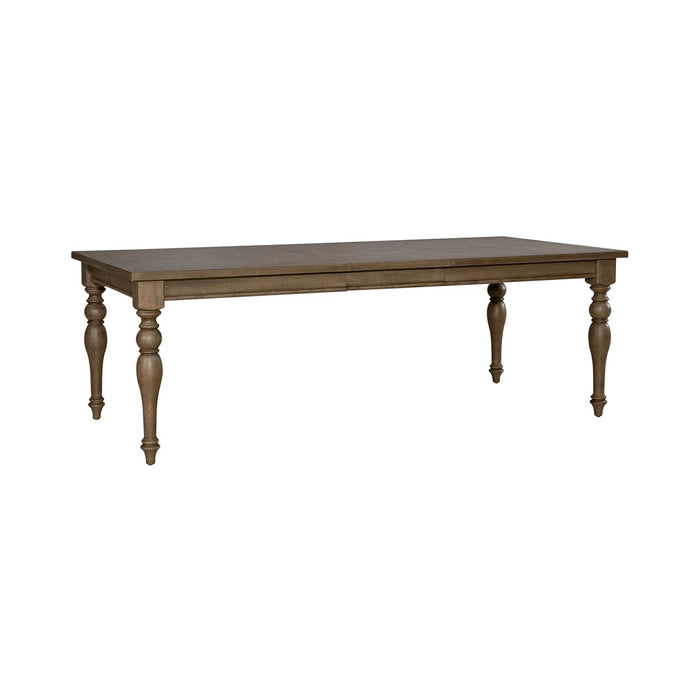 Americana Farmhouse 6 Piece Leg Table Set