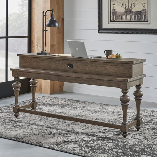 Americana Farmhouse Console Bar Table in Dusty Taupe image