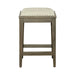 Liberty Furniture Americana Farmhouse Upholstered Console Stool in Dusty Taupe image