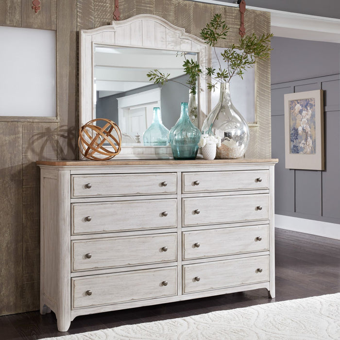 Farmhouse Reimagined Mirror in Antique White