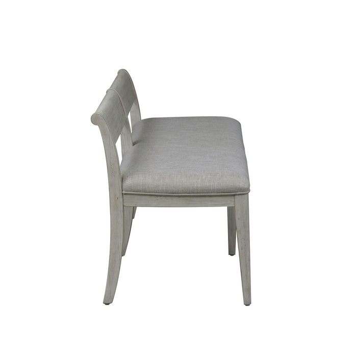 Farmhouse Reimagined Upholstered Bench (RTA) in Antique White