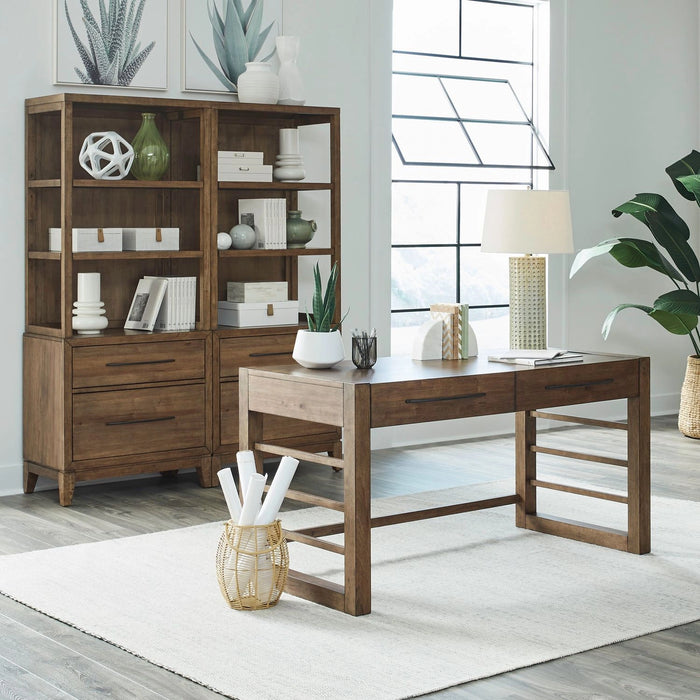 Shaker Lakes Opt Desk & Bookcase Set image