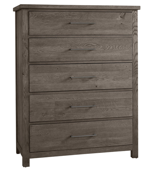 Vaughan Bassett Dovetail 5-Drawer Chest in Mystic Grey image