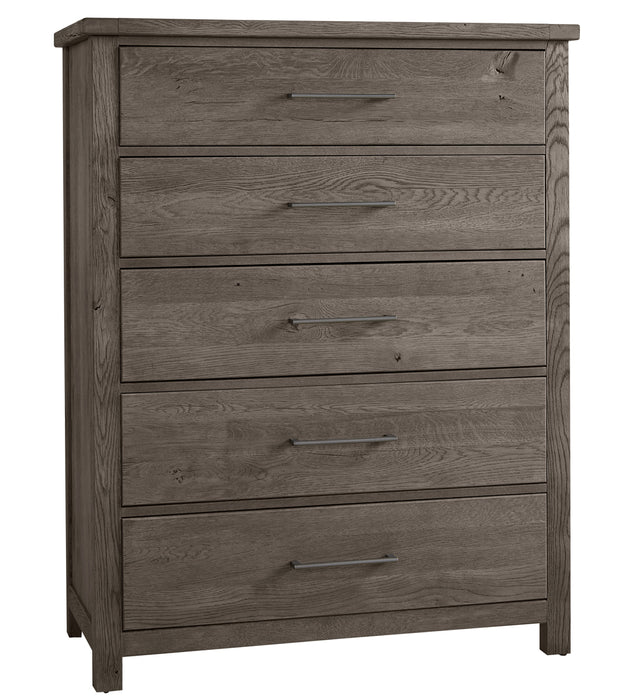 Vaughan Bassett Dovetail 5-Drawer Chest in Mystic Grey image