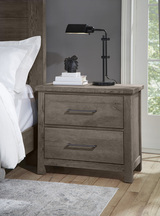 Vaughan Bassett Dovetail Nightstand in Mystic Grey