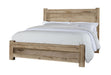 Vaughan Bassett Dovetail King Poster Bed in Sun Bleached White image