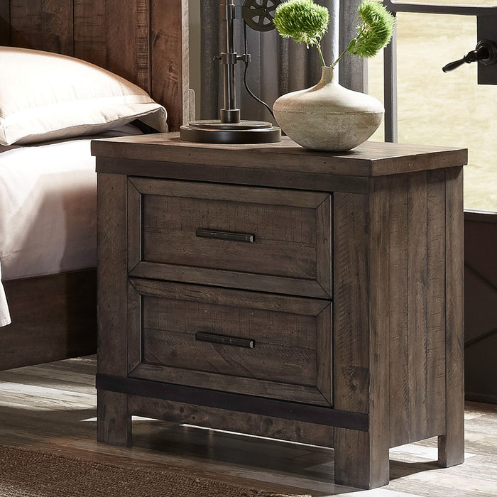 Liberty Thornwood Hills Nightstand in Rock Beaten Gray image