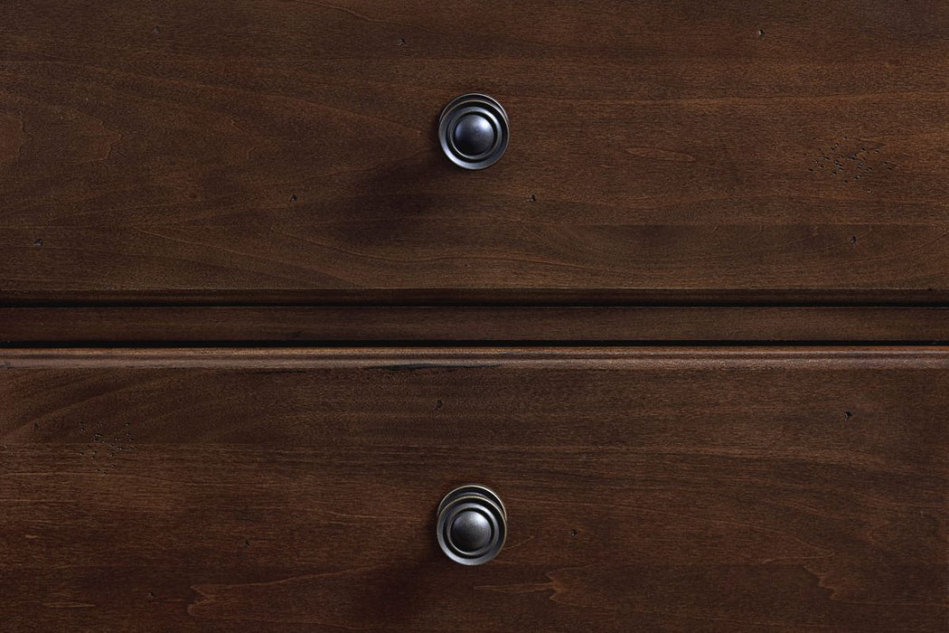 Vaughan Bassett Vista 5-Drawer Chest in Warm Cherry