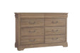 Vaughan Bassett Vista 8-Drawer Dresser in Natural Oak image