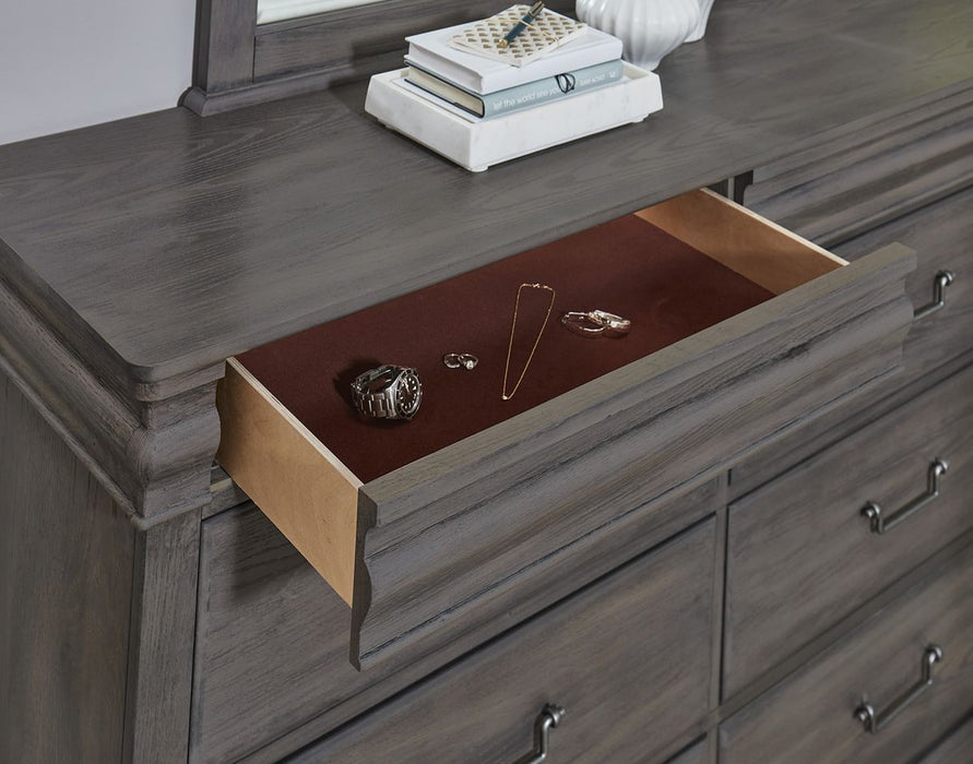 Vaughan Bassett Vista 8-Dresser in Grey Oak