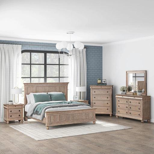 Rustic Traditions Panel Bed, Dresser & Mirror, Chest, Night Stand image